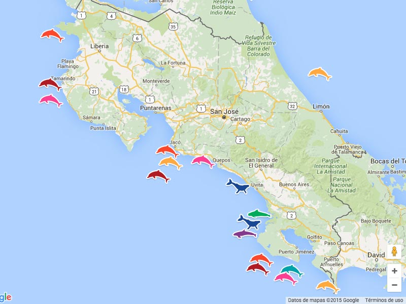 costa rica map