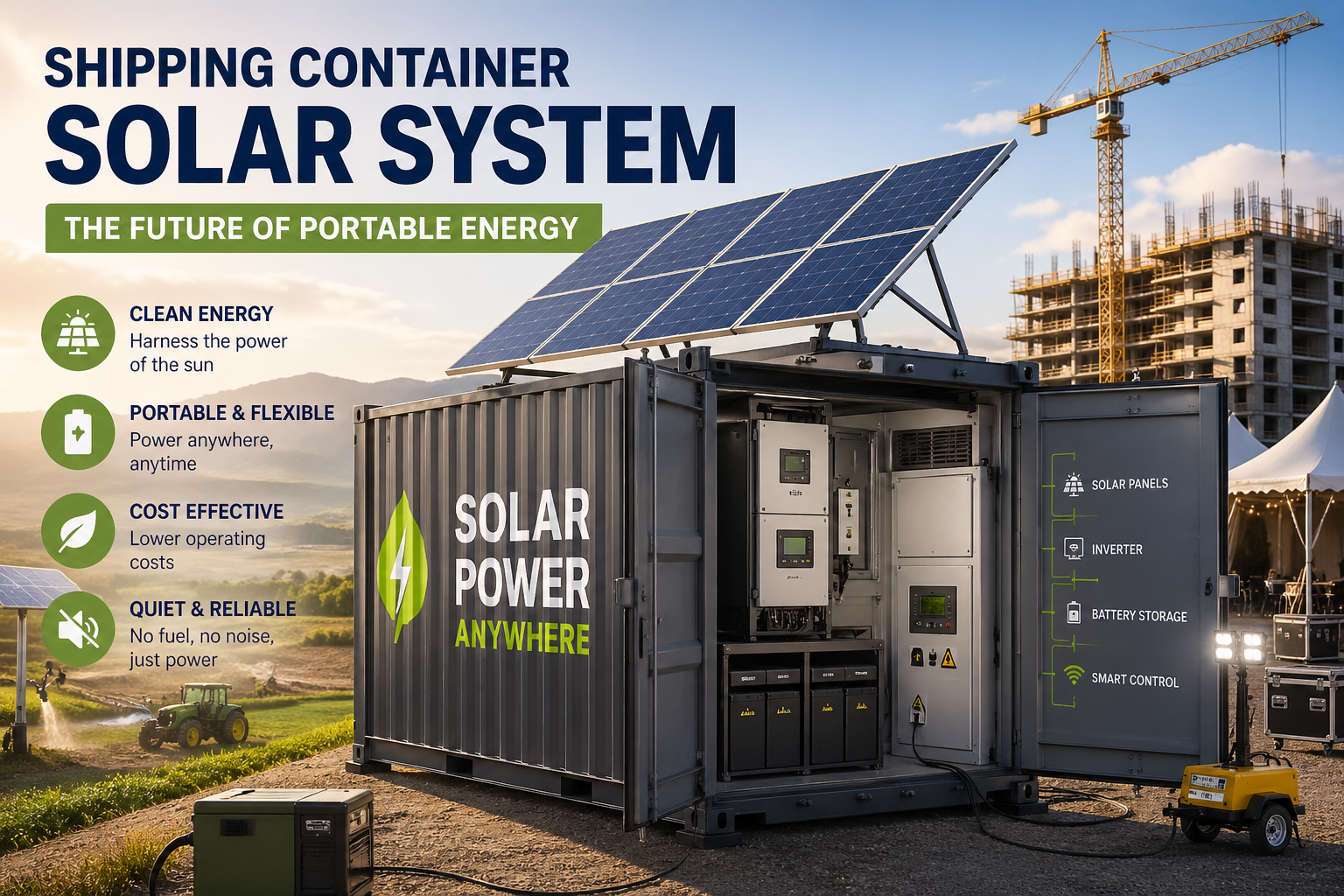 Shipping Container Solar System