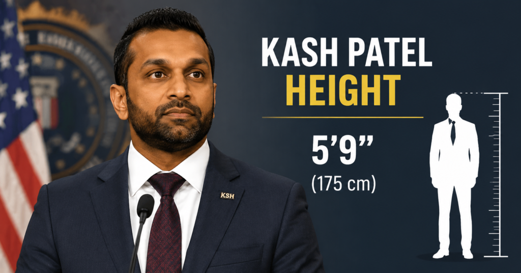 kash patel height