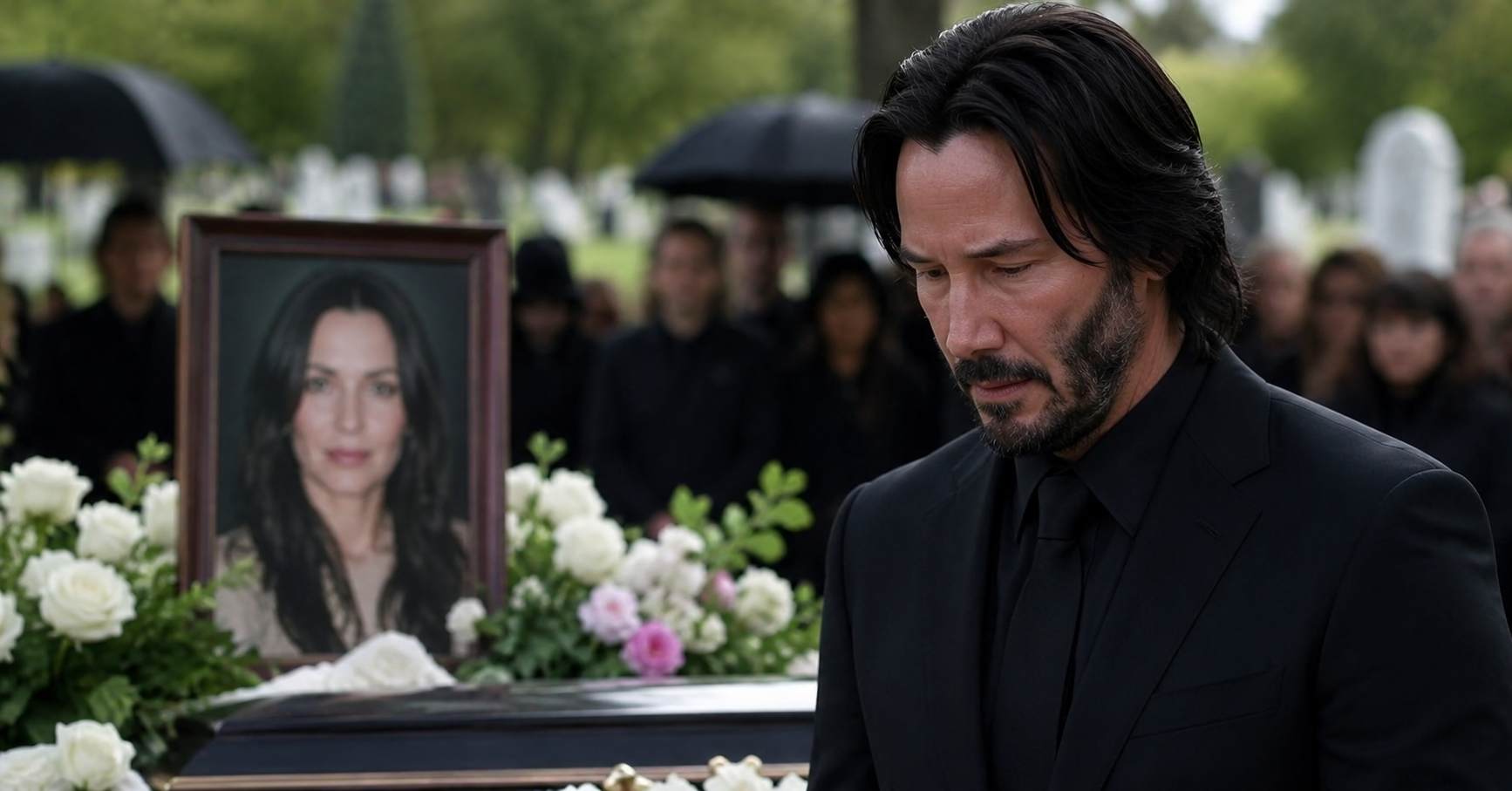 funeral keanu reeves wife