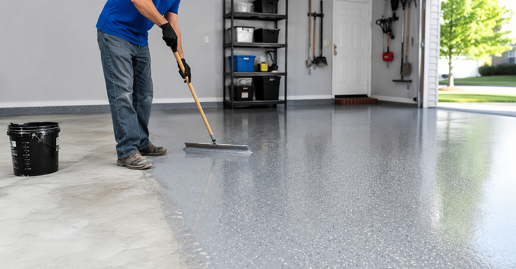 how to epoxy garage floor