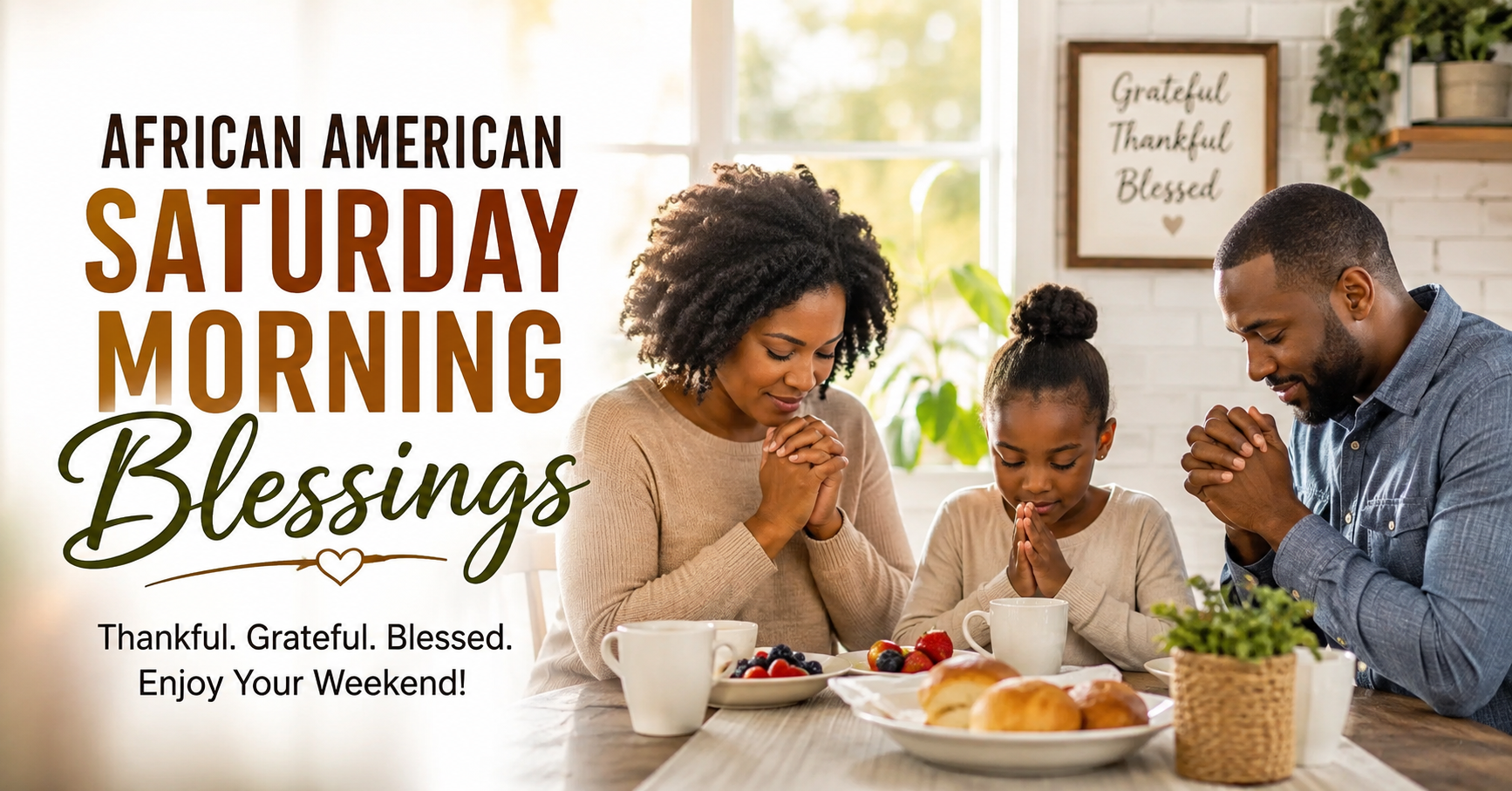 african american saturday morning blessings