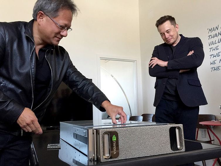 jensen huang and elon musk